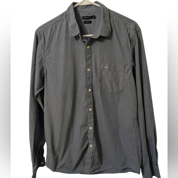 Crocodile Light Blue Casual Button Down Shirt Slim Fit - Picture 1 of 4